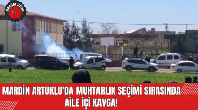 Mardin Artuklu'da Muhtarlık Seçimi Sırasında Aile İçi Kavga!