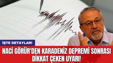 Naci Görür'den Karadeniz depremi sonrası dikkat çeken uyarı!