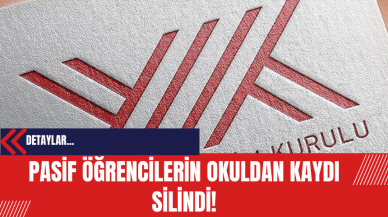 Pasif öğrencilerin okuldan kaydı silindi!