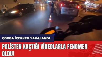 Polisten kaçtığı videolarla fenomen oldu!