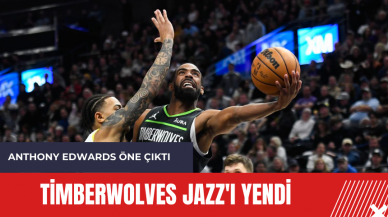 Timberwolves Jazz'ı yendi: Anthony Edwards öne çıktı