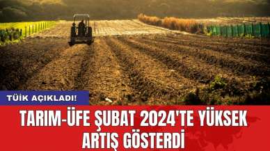 TÜİK açıkladı! Tarım-ÜFE Şubat 2024'te yüksek artış gösterdi