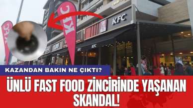 Ünlü fast food zincirinde yaşanan skandal! Kazandan bakın ne çıktı?