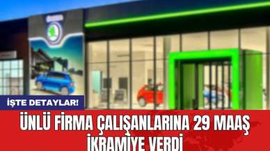 Ünlü firma çalışanlarına 29 maaş ikramiye verdi