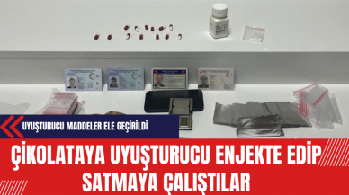 Çikolataya Uy*şturucu Enjekte Edip Satmaya Çalıştılar