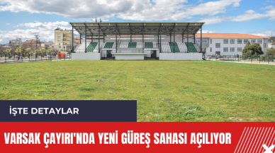 Varsak Çayırı'nda yeni güreş sahası açılıyor