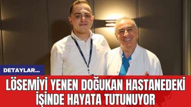 Lösemiyi Yenen Doğukan Hastanedeki İşinde Hayata Tutunuyor