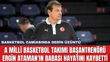 A Milli Basketbol Takımı Başantrenörü Ergin Ataman'ın babası hayatını kaybetti