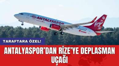 Antalyaspor’dan Rize’ye deplasman uçağı