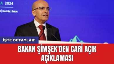 Bakan Şimşek'den cari açık açıklaması