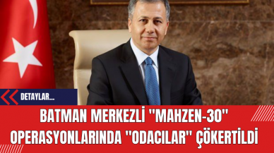 Batman Merkezli Mahzen-30 Operasyonlarında Odacılar Çökertildi