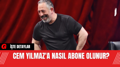 Cem Yılmaz'a Nasıl Abone Olunur?