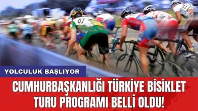 Cumhurbaşkanlığı Türkiye Bisiklet Turu programı belli oldu! Yolculuk başlıyor