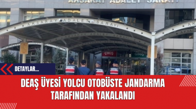 DE*Ş Üyesi Yolcu Otobüste Jandarma Tarafından Yakalandı