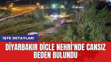 Diyarbakır Dicle Nehri'nde cansız beden bulundu