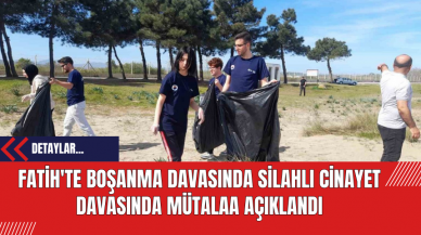 Fatih'te Boşanma Davasında Silahlı Cinayet Davasında Mütalaa Açıklandı