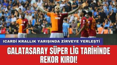 Galatasaray Süper Lig tarihinde rekor kırdı!