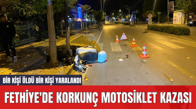 Fethiye'de Korkunç Motosiklet Kazası: Bir Kişi Öld* Bir Kişi Yaralandı