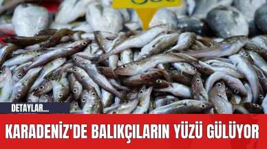 Karadeniz'de Balıkçıların Yüzü Gülüyor