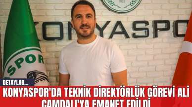 Konyaspor'da Teknik Direktörlük Görevi Ali Çamdalı'ya Emanet Edildi