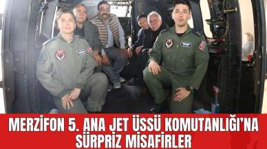 Merzifon 5. Ana Jet Üssü Komutanlığı’na Sürpriz Misafirler