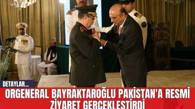 Orgeneral Bayraktaroğlu Pakistan'a Resmi Ziyaret Gerçekleştirdi