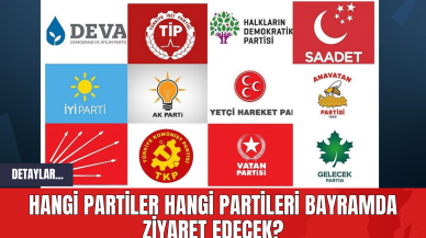 Hangi Partiler Hangi Partileri Bayramda Ziyaret Edecek?