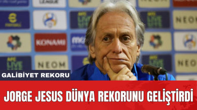 Jorge Jesus dünya rekorunu geliştirdi