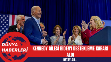 Kennedy Ailesi Biden'ı Destekleme Kararı Aldı