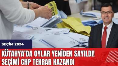 Kütahya'da oylar yeniden sayıldı! Seçimi CHP tekrar kazandı