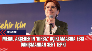 Meral Akşener'in 'Hırsız' Açıklamasına Eski Danışmandan Sert Tepki