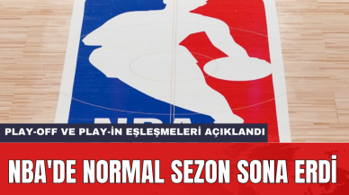 NBA'de normal sezon sona erdi