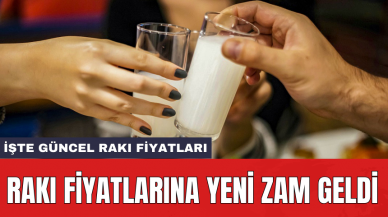 Rakı fiyatlarına yeni zam geldi: İşte güncel rakı