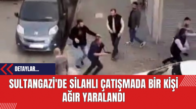 Sultangazi'de Silahlı Çatışmada Bir Kişi Ağır Yaralandı