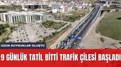 Ramazan Bayramı Bitti Trafik Başladı