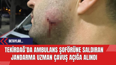 Uzman Çavuş Ambulans Şoförünü Isırdı!