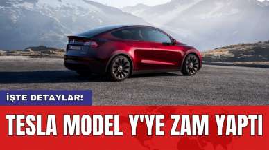 Tesla Model Y'ye zam yaptı