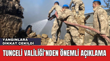 Tunceli Valiliği'nden Kritik Açıklama