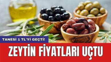 Zeytin fiyatları uçtu: Tanesi 1 TL'yi geçti!