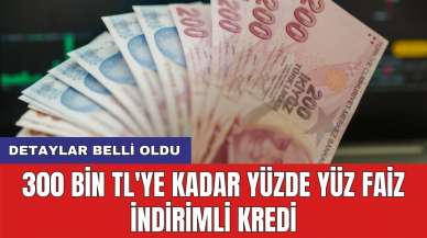 300 bin TL'ye kadar yüzde yüz faiz indirimli kredi! Detaylar belli oldu