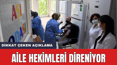 Aile Hekimlerinden Dikkat Çeken Açıklama