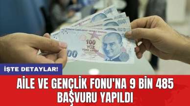 Aile ve Gençlik Fonu'na 9 bin 485 başvuru yapıldı