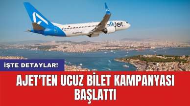 AJet'ten ucuz bilet kampanyası başlattı