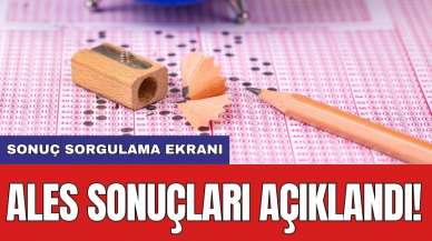 ALES sonuçları açıklandı! Sonuç sorgulama ekranı