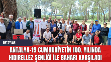 Antalya-19 Cumhuriyetin 100. Yılında Hıdırellez Şenliği ile Baharı Karşıladı