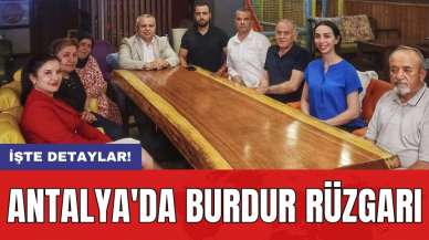 Antalya'da Burdur rüzgarı