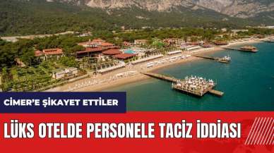 Antalya'da lüks otelde personele tac*z iddiası