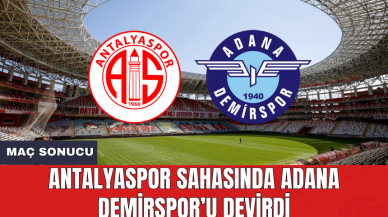 Antalyaspor Adana Demirspor Anlık Anlatım