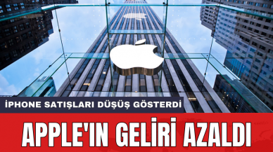 Apple'ın geliri azaldı: iPhone satışları düşüş gösterdi