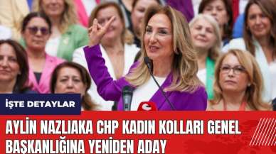 Aylin Nazlıaka CHP Kadın Kolları Genel Başkanlığına yeniden aday